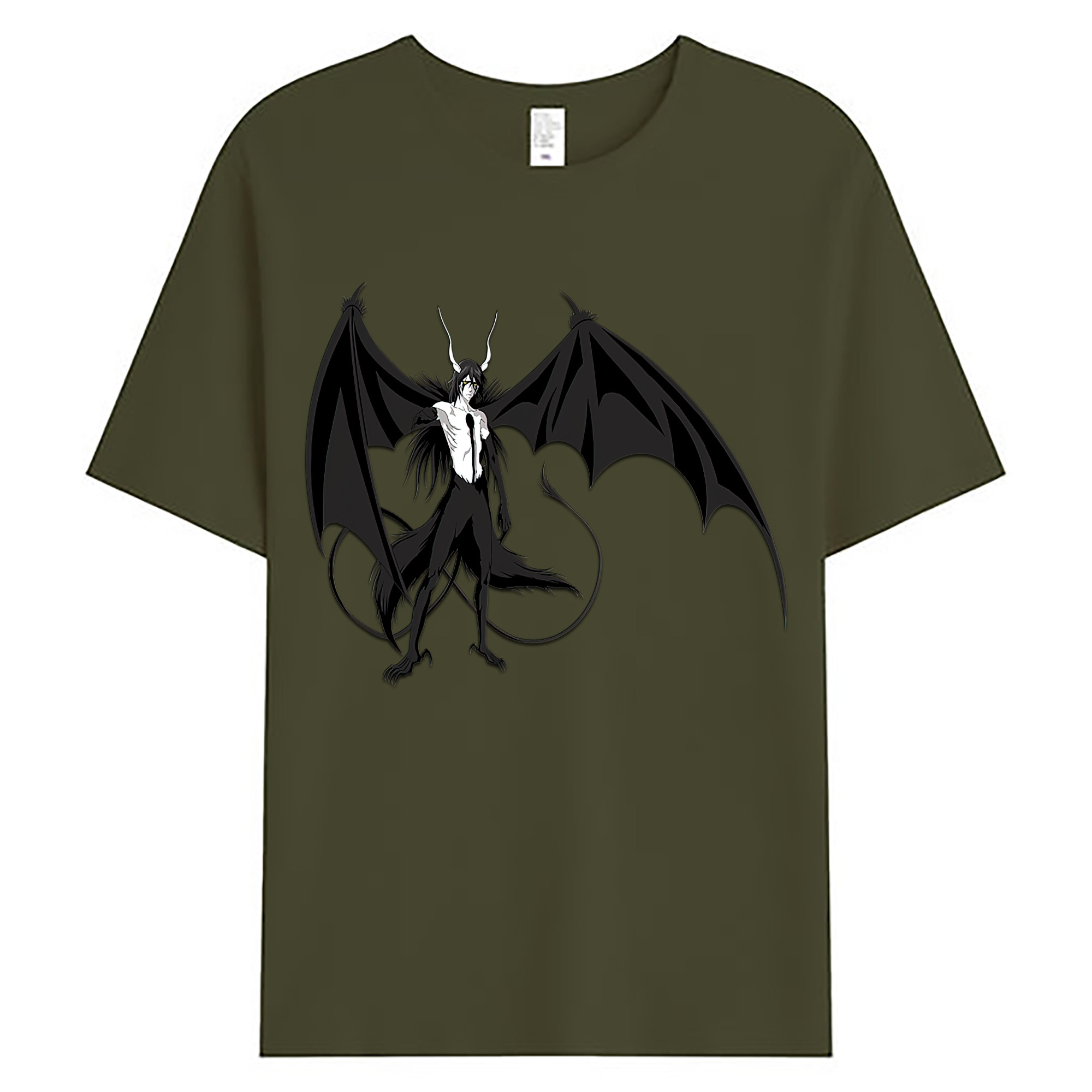 （画像用） ブリーチ ウルキオラ·シファー BLEACH Ulquiorra cifer 綿100％ メンズ半袖Tシャツ｜肌触りやわらか＆通気性